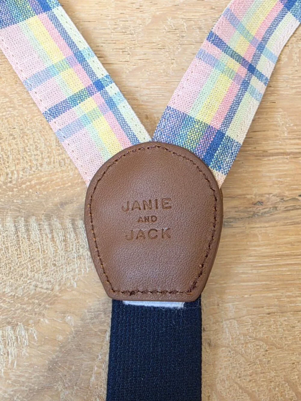 Janie & Jack Plaid Suspenders + Bow Tie Set (0-2T Baby/Toddler)